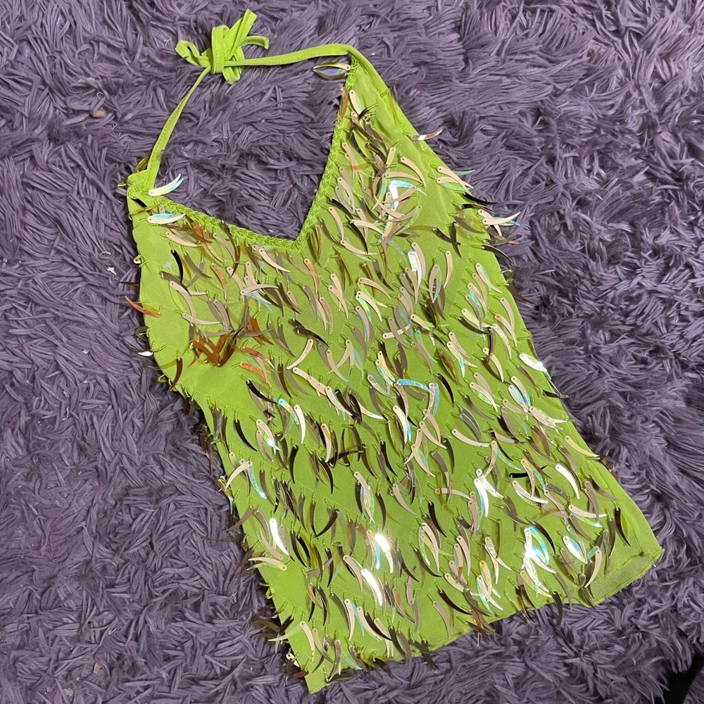 Vintage green Vogue top